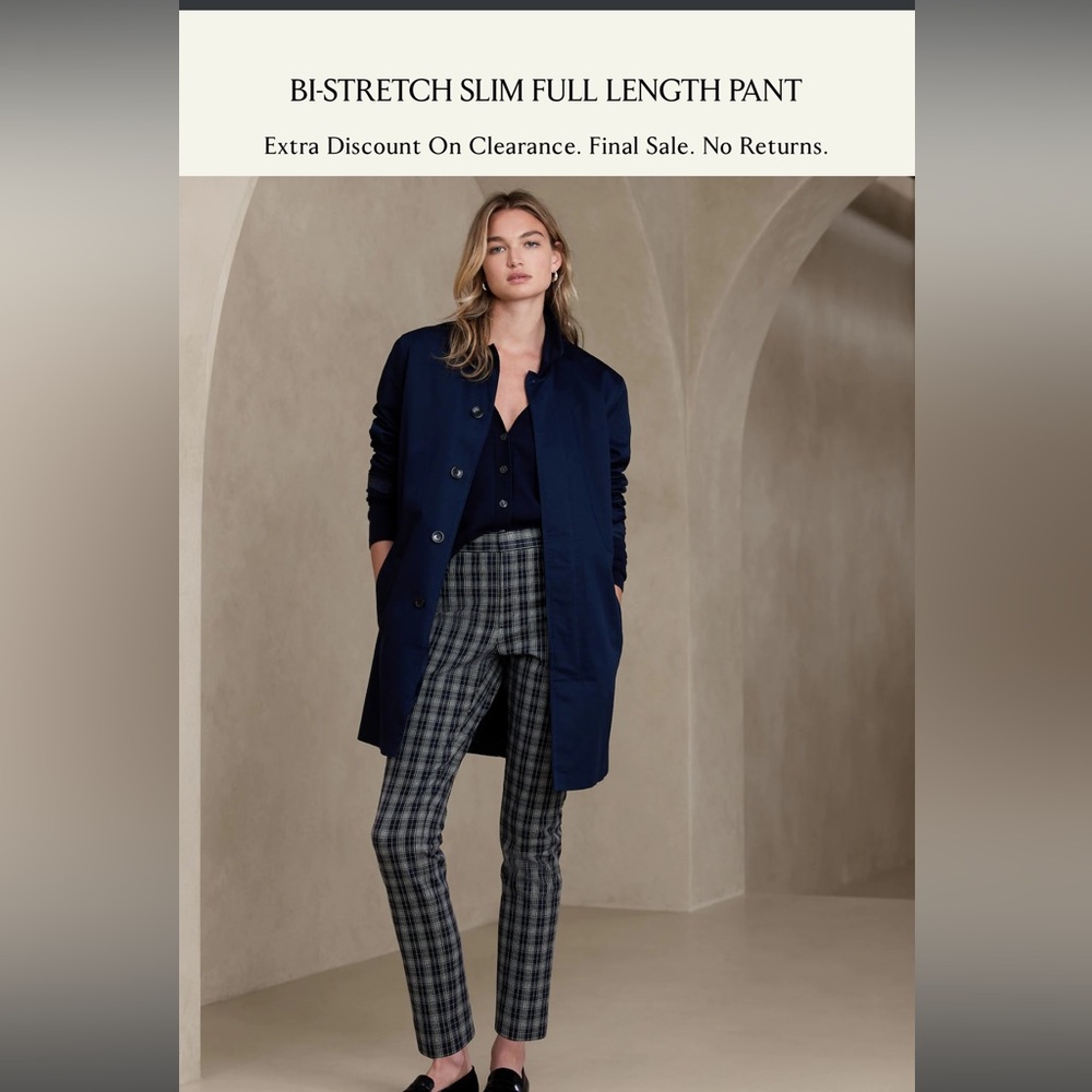 Banana Republic Factory high rise Sloan pant